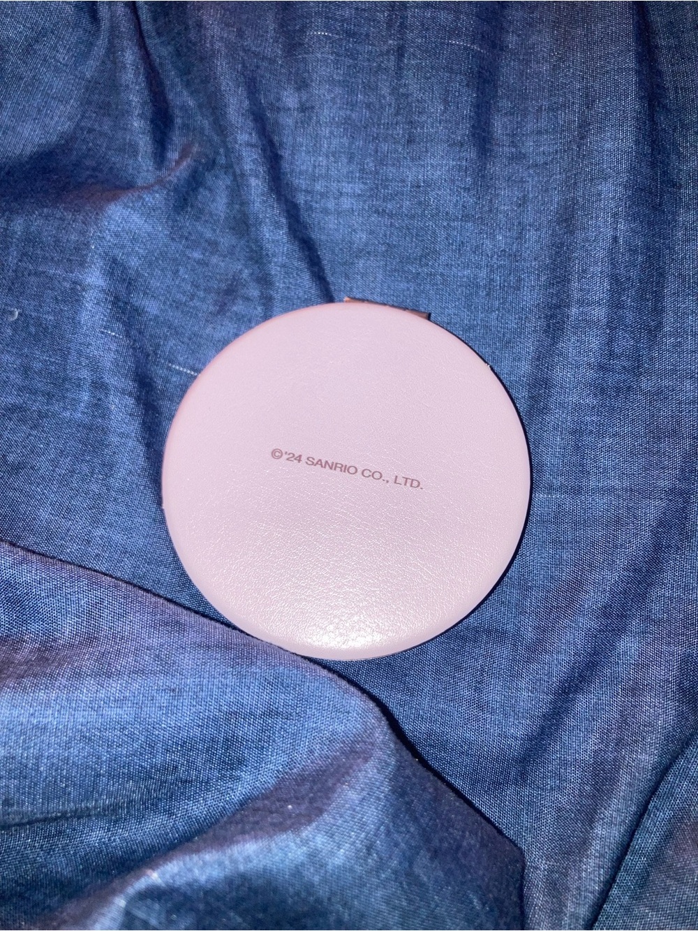 Sanrio Kuromi Purple Glitter Compact Makeup Case - Picture 3 of 3